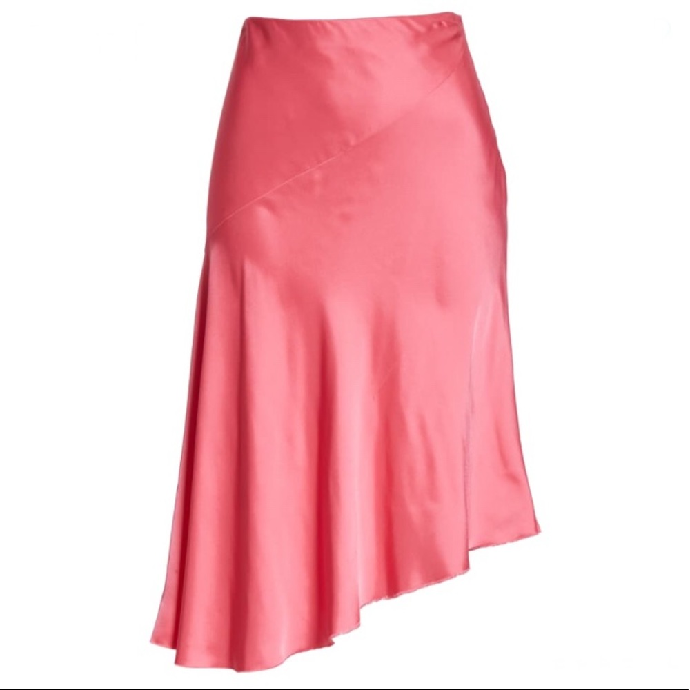NEW ⭐️ Helmut Lang Pink Satin Skirt